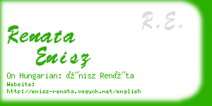 renata enisz business card